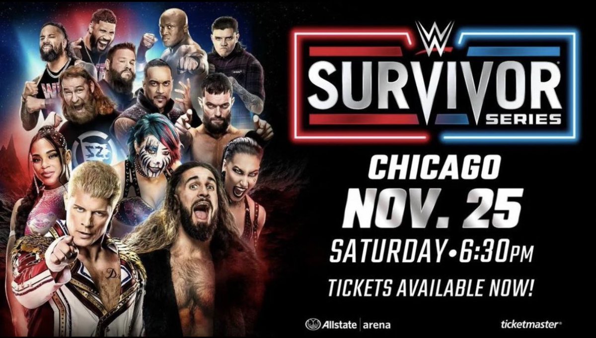 Updated Survivor Series Card