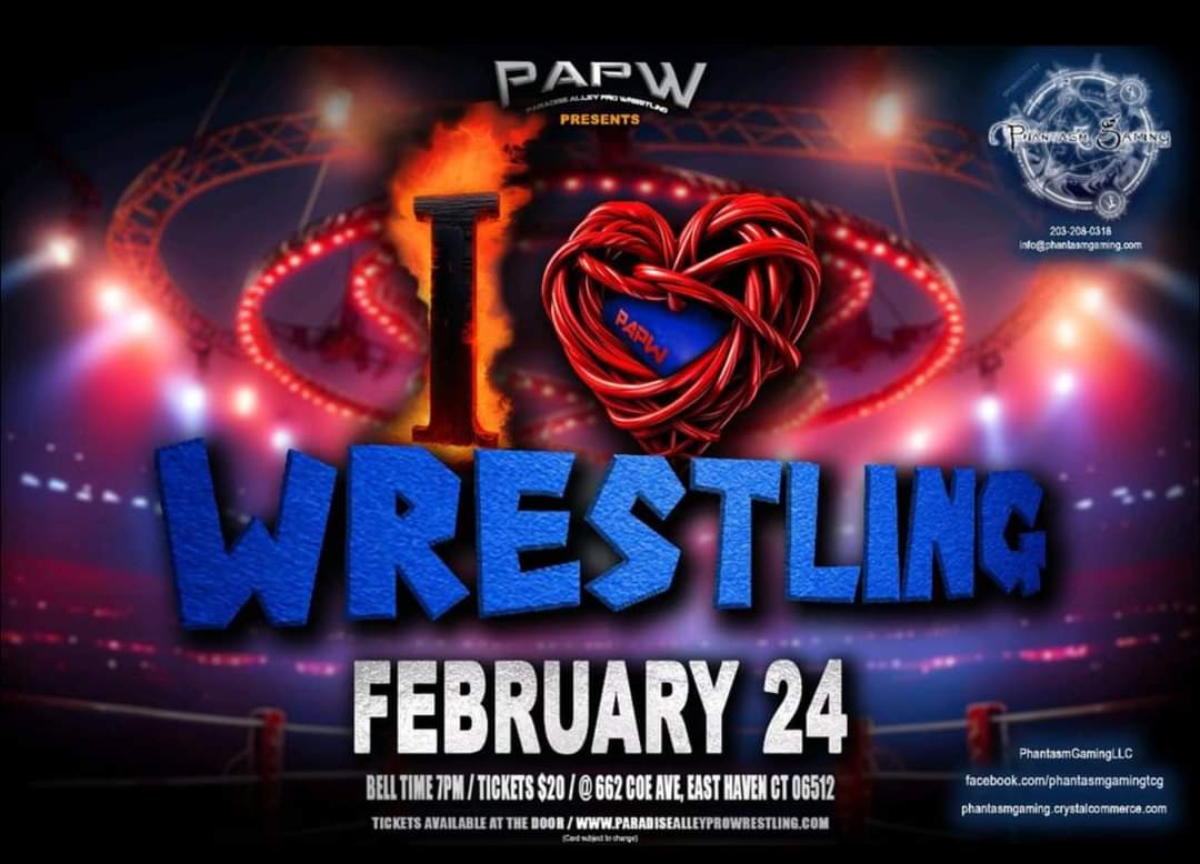 PAPW I ❤️ Wrestling Card Announced