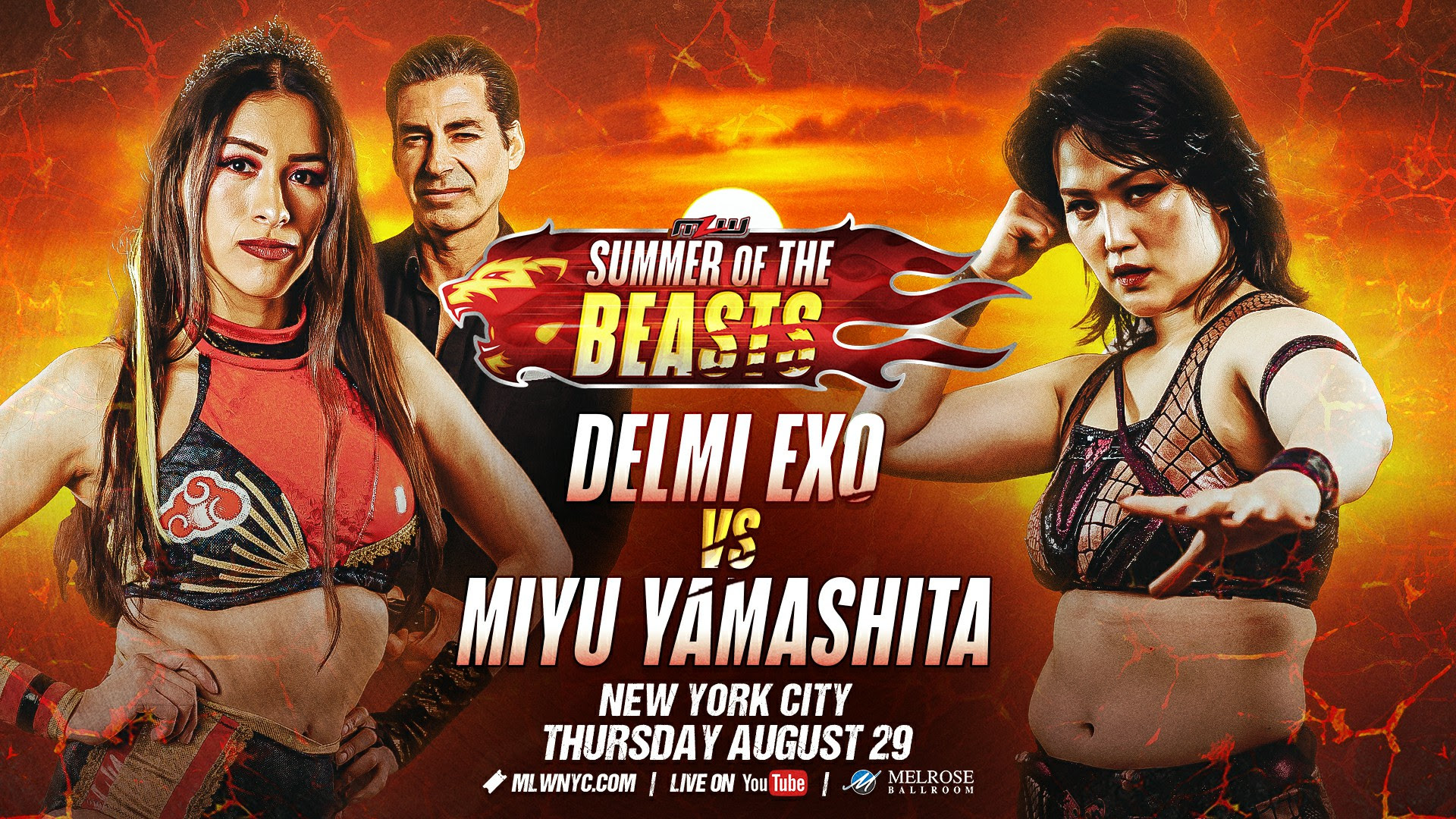 Miyu Yamashita vs. Delmi Exo Set for MLW Summer of the Beasts