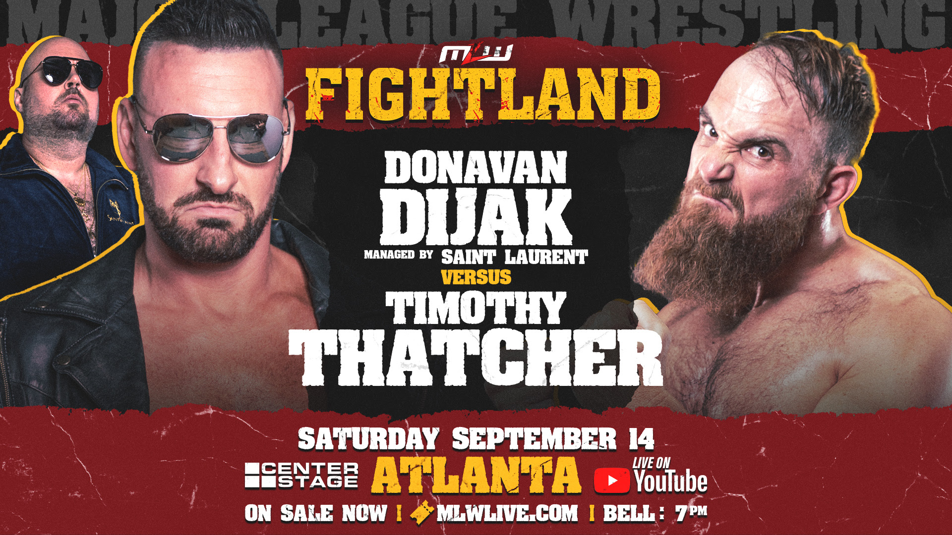 Dijak vs. Timothy Thatcher signed for MLW FIGHTLAND